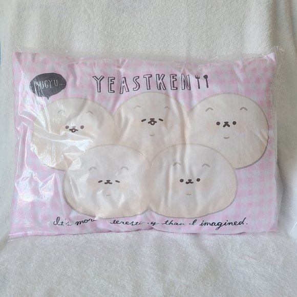 Yeast Ken - Toreba Exclusive - Gingham Check Big Cushion - Mochi Buns - Picture 1 of 2
